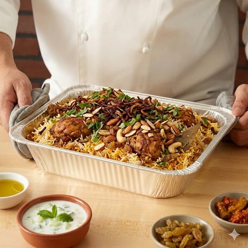 Aluminum Foil Tray Half Size Deep