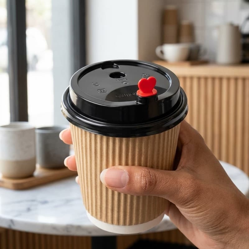 Black lids with Heart Stopper 90 mm