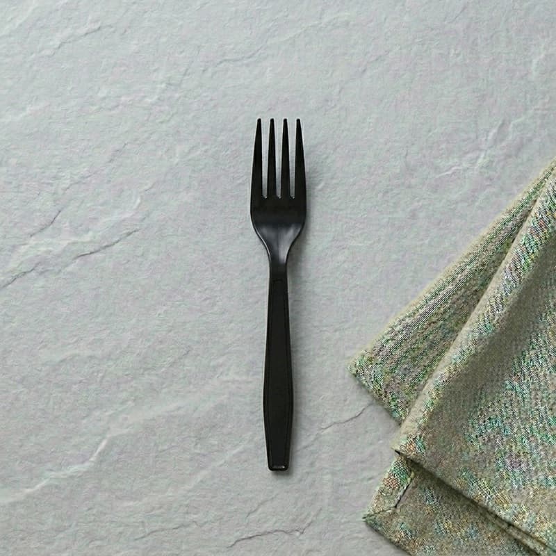 Cutlery Forks BLACK Heavy Duty