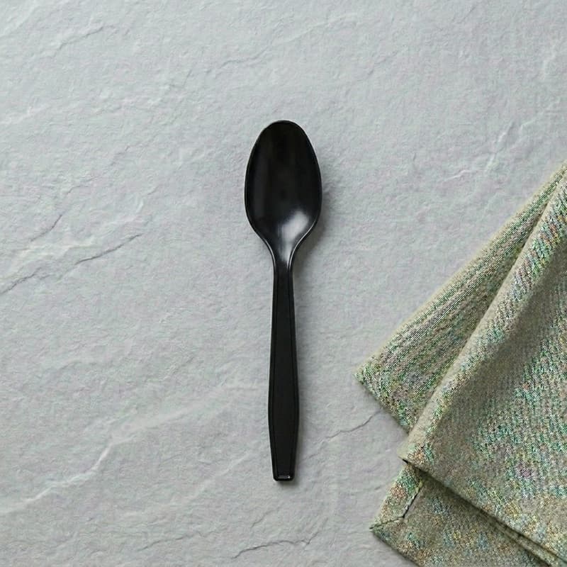 Cutlery Spoons BLACK Heavy Duty