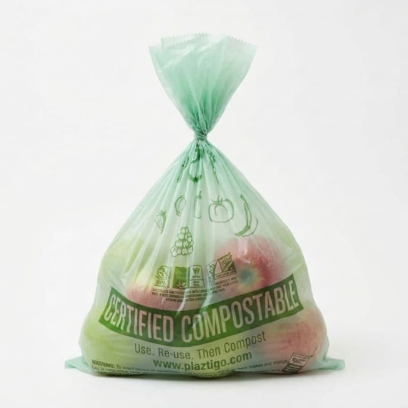 Compostable Produce Bag 11" x 4 x 17"