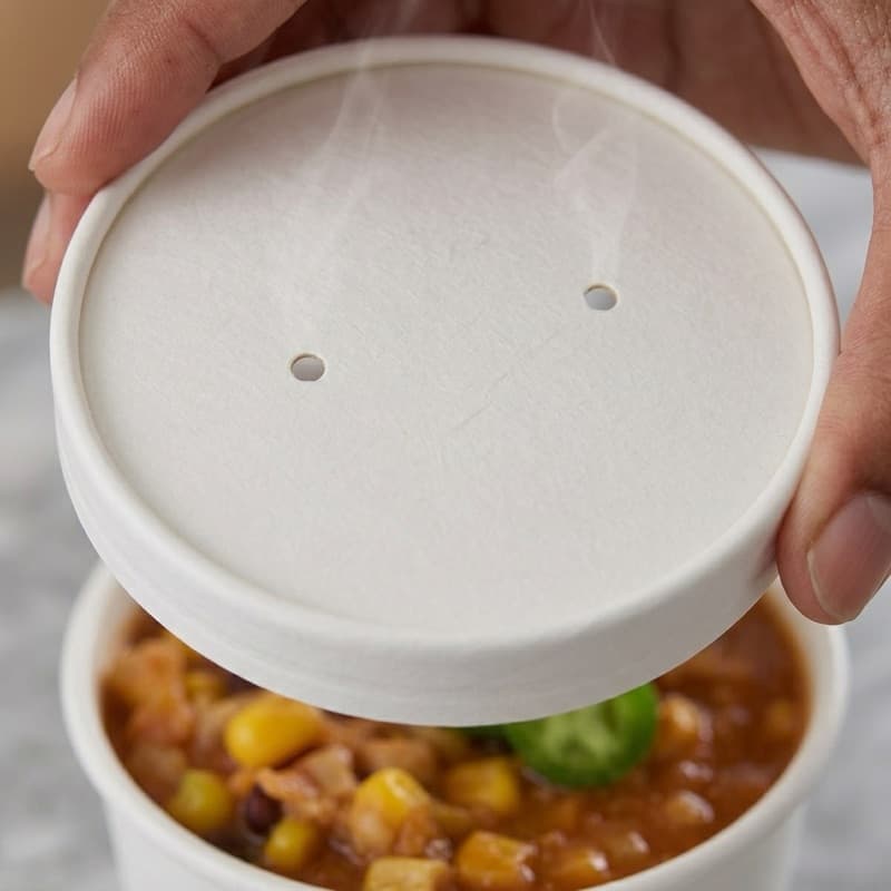 8-16oz Paper Food Container Lids