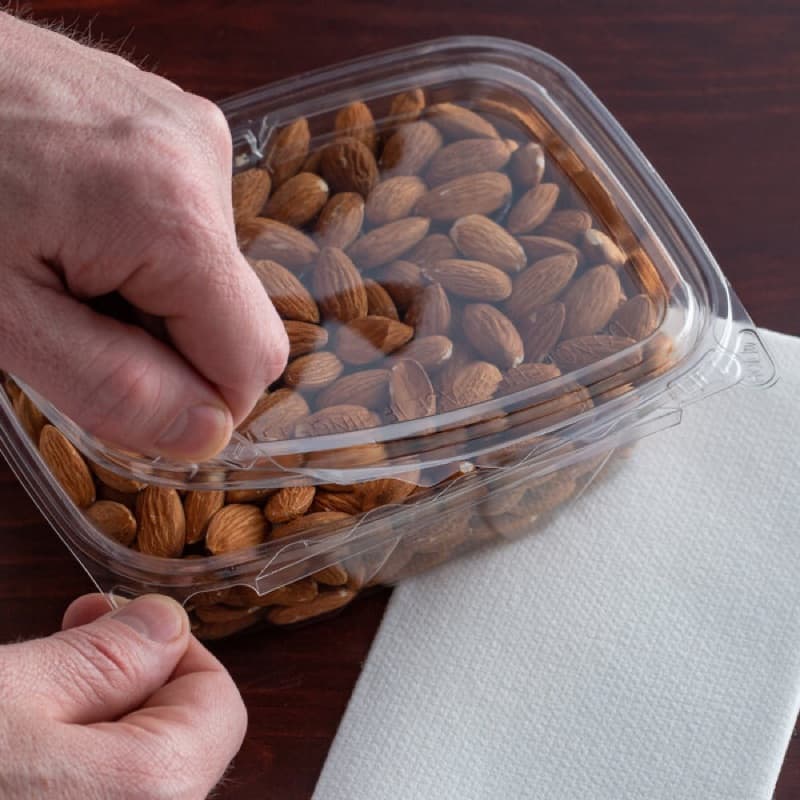 24oz Tamper Resistant Hinged Containers